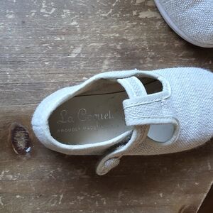 Kids Cream Dress Shoes